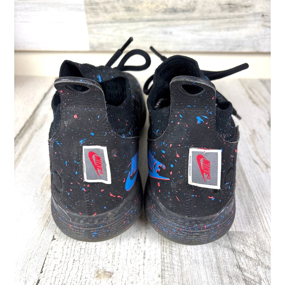 Nike Mens 9.5 Zoom KD11 Black Bright Crimson Blue JUST DO IT Lace Up Sneaker - Picture 5 of 11